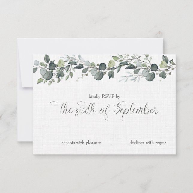 Tarjeta de confirmación de Samantha y Michael (Anverso)