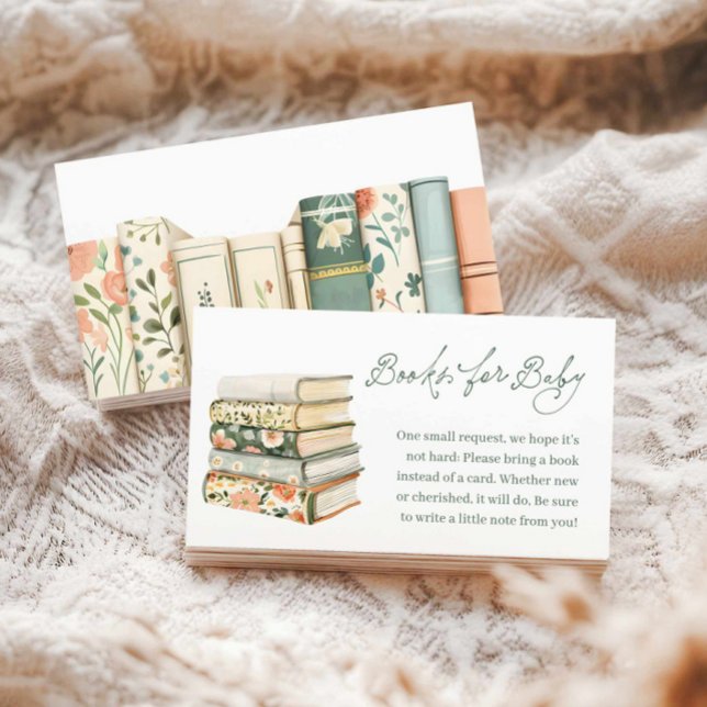 Tarjeta de confirmación de solicitud de libro temá (Storybook Themed Books for Baby Cards)