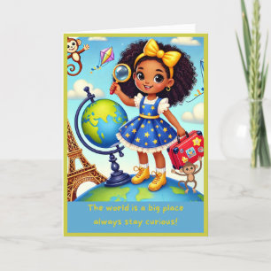 Tarjeta de confirmación Stay Curious