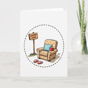 Tarjeta de Confort Día del Padre Floral