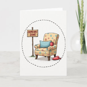 Tarjeta de Confort para el Día del Padre Acogedor