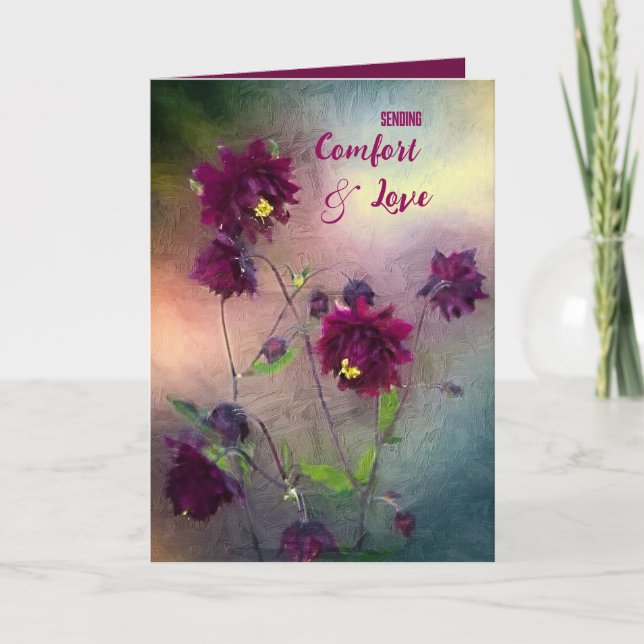 TARJETA DE CONFORT Y AMOR DE LA SIMPATÍA (Anverso)