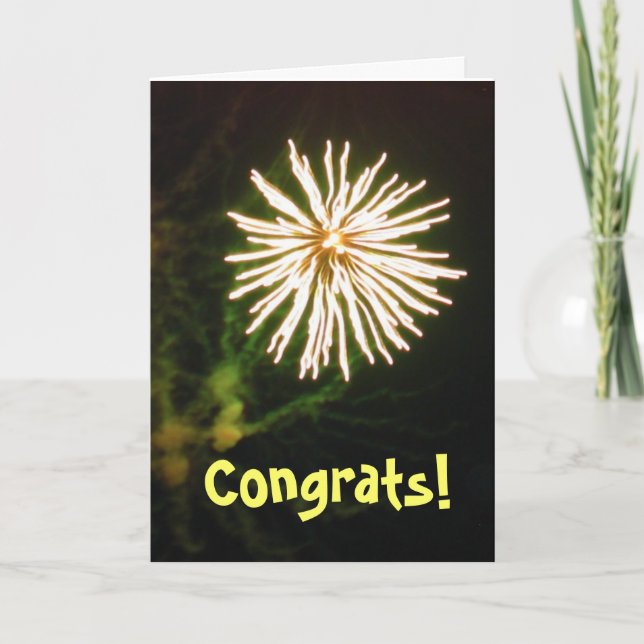 Tarjeta de Congrats (Anverso)