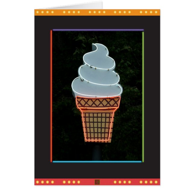 Tarjeta de cono de helado (Frente)