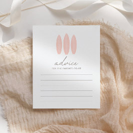 Tarjeta de consejo Baby Shower para bebés a bordo