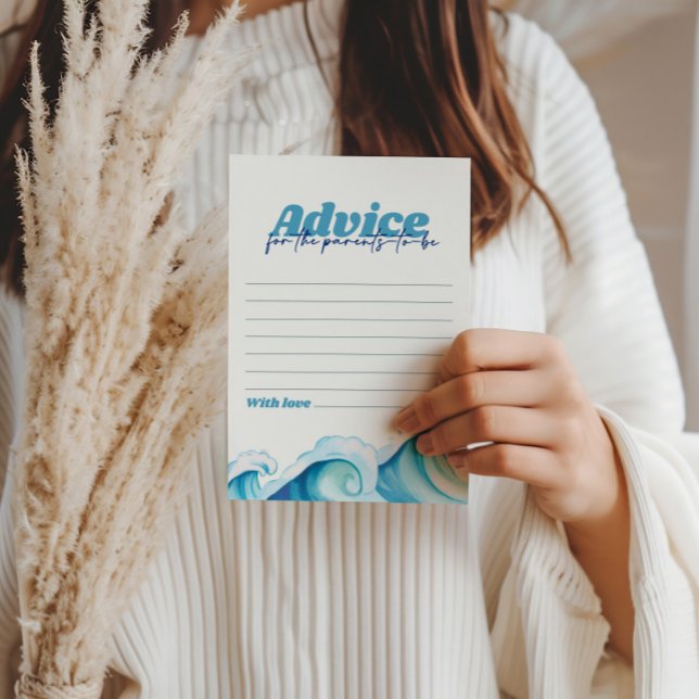 Tarjeta de consejo Baby Shower para bebés a bordo (Subido por el creador)