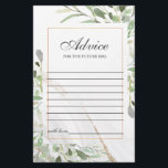 Tarjeta de consejo de acuarela<br><div class="desc">Elegante tarjeta de consejo para sus huéspedes.</div>