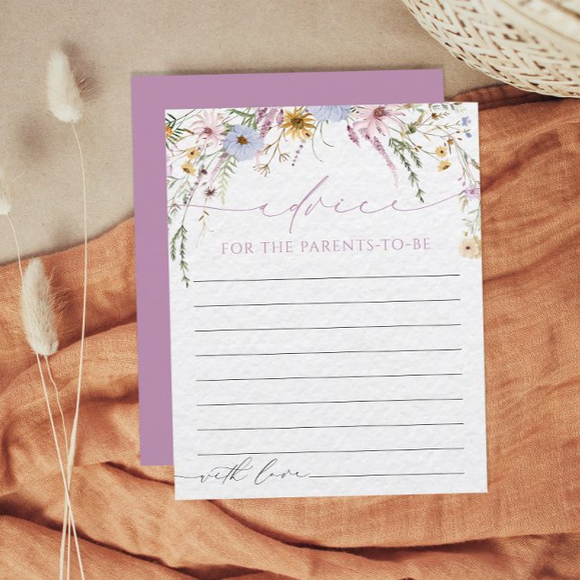 Tarjeta de consejo de Baby Shower para padres de f (Subido por el creador)