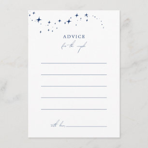 Tarjeta de consejo de Boda blanco elegante celesti