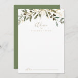 Tarjeta de consejo de boda de otoño de Gold Greene<br><div class="desc">Esta tarjeta de consejo de boda es perfecta para un boda moderno. El diseño presenta un bonito paisaje artístico verde y dorado. Estas tarjetas son perfectas para un boda, una ducha de novia, una ducha de bebé, una fiesta de graduación y más. Personalice las tarjetas con los nombres de la...</div>