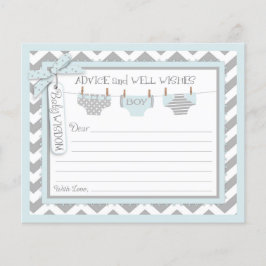 Tarjeta de consejo de Chevron Boy Diapers