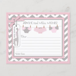 Tarjeta de consejo de Chevron Tutu Diapers