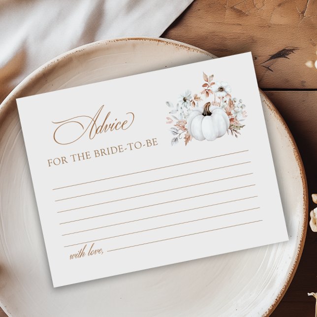 Tarjeta de consejo de ducha de la calabaza blanca  (Subido por el creador)