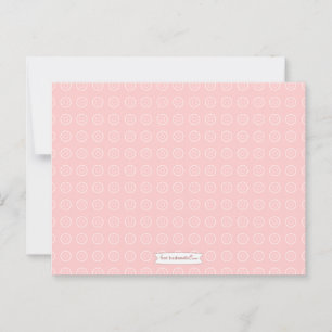 Tarjeta de consejo de mamá Baby Shower León rosa