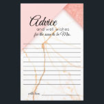 Tarjeta de consejo de mármol rosa y oro moderno<br><div class="desc">Un moderno diseño de mármol presenta su negocio de manera elegante. Los detalles en purpurina de este diseño son solo simulados. Este producto no será impreso con purpurina real. Se incluye el reverso de coordenadas. Los elementos coincidentes para completar la colección de eventos están disponibles en nuestra tienda Zazzle!</div>