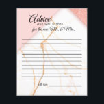 Tarjeta de consejo de mármol rosa y oro moderno<br><div class="desc">Un moderno diseño de mármol presenta su negocio de manera elegante. Los detalles en purpurina de este diseño son solo simulados. Este producto no será impreso con purpurina real. Se incluye el reverso de coordenadas. Los elementos coincidentes para completar la colección de eventos están disponibles en nuestra tienda Zazzle!</div>