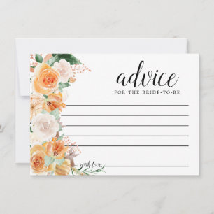 Tarjeta de consejo de palabras florales de Rosa de