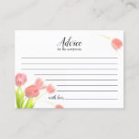 Tarjeta de consejo de remolques rosa suave<br><div class="desc">Hermosos tulipanes rosas. Personalice nuestra magnífica papelería con sus detalles del evento fácil y rápidamente,  simplemente pulse el botón personalizar it. Se incluye el reverso de coordenadas. Los elementos coincidentes para completar la colección de eventos están disponibles en nuestra tienda Zazzle!</div>