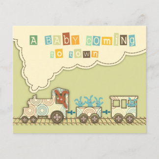 Tarjeta de consejo de tren Choo Choo