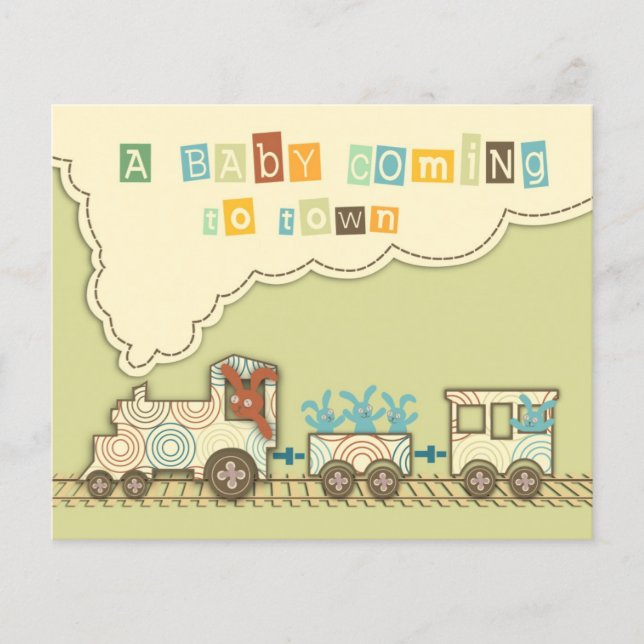 Tarjeta de consejo de tren Choo Choo (Anverso)