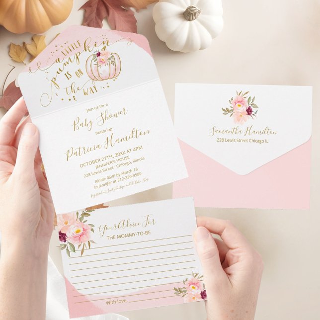 Tarjeta de consejo e invitación de Baby Shower par (Subido por el creador)