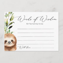 Tarjeta de consejo para animales de la jungla del 