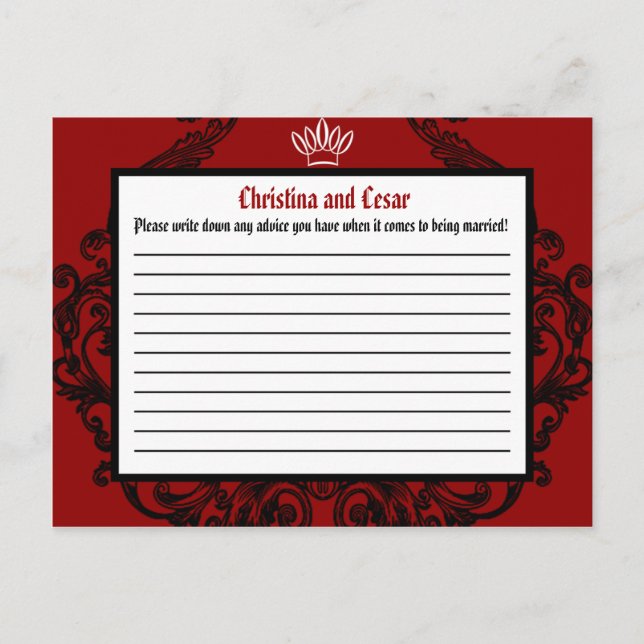 Tarjeta de consejo para escritura Frambuesa Crimso (Anverso)