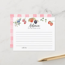 Tarjeta de consejo para la despedida de soltera Be