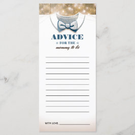 Tarjeta de consejo para la próxima mamá | Boy Baby