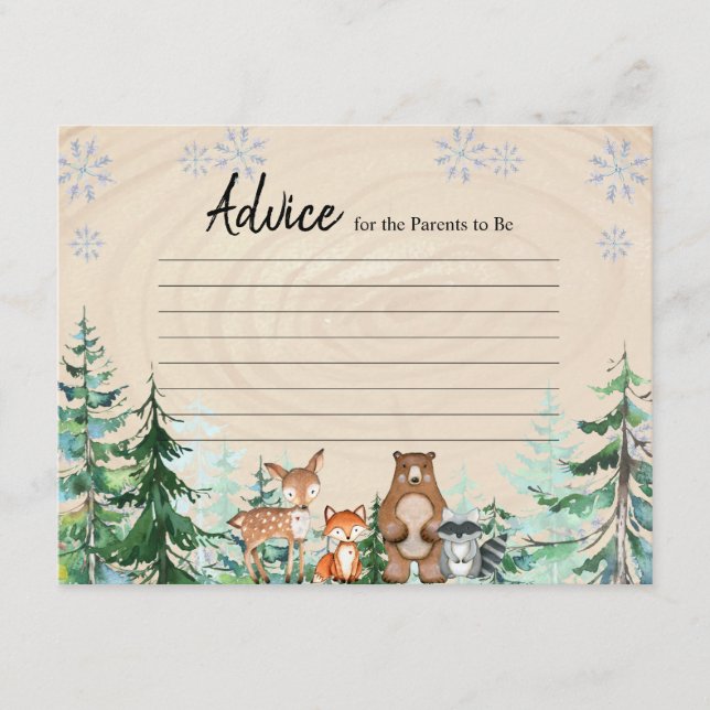 Tarjeta de consejo para la revelación del género d (Anverso)