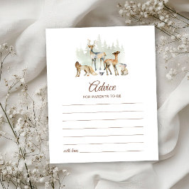 Tarjeta de consejo para los padres de animales de 