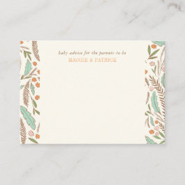 Tarjeta de consejo para padres de Bonito de género