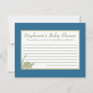 Tarjeta de consejo para tortugas soleadas