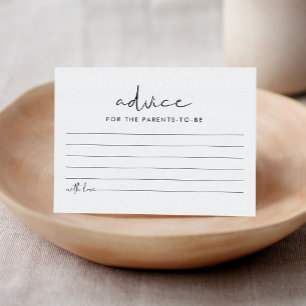 Tarjeta de consejo STELLA Baby Shower