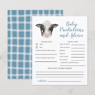 Tarjeta de consejo y predicciones para bebés de va
