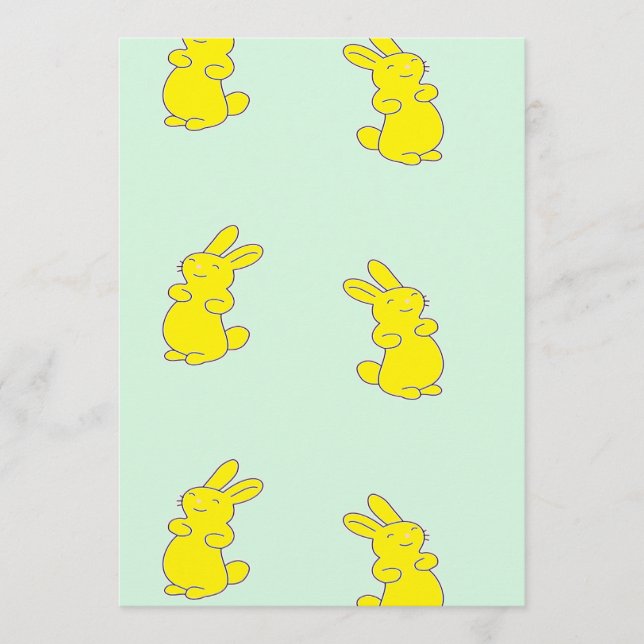 Tarjeta De Consejos Abundantes amarillos felices en verde azulado (Anverso)