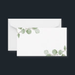 Tarjeta De Consejos Acuarela Eucalyptus Consejos y Deseos Bodas<br><div class="desc">Celebre su día especial con estos consejos y tarjetas de deseos hermosamente bodas,  decorados con eucaliptos de color suave sobre un fondo blanco. Perfecto para boda,  ducha de bebé,  fiesta de cumpleaños,  ducha de novia,  soltera y cualquier ocasión especial.</div>