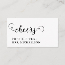 Tarjeta De Consejos Aplausos a Novia para ser Boda