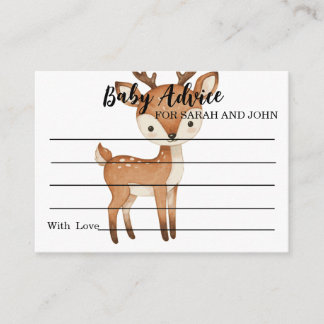 Tarjeta De Consejos Baby Advice For New Parents Modern Baby Shower