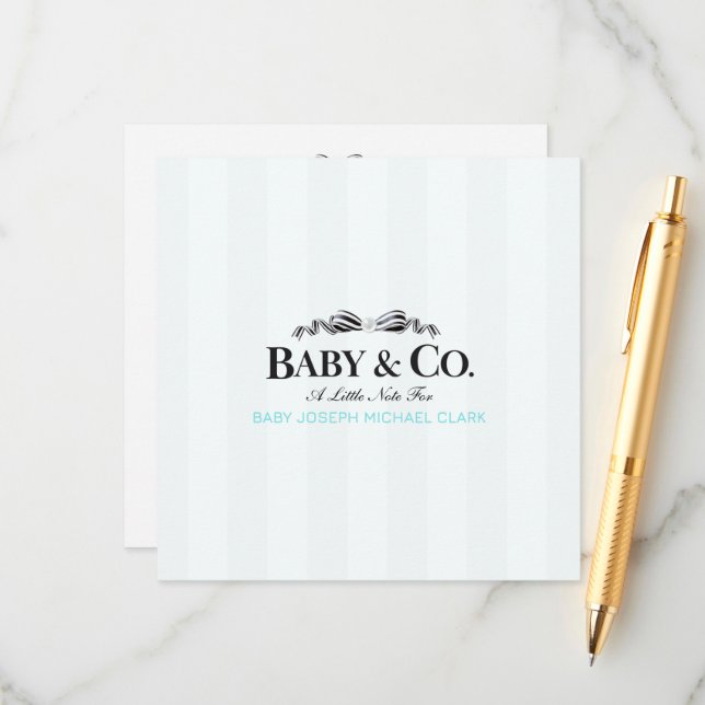 Tarjeta De Consejos Baby & Co  (Anverso/Reverso In Situ)