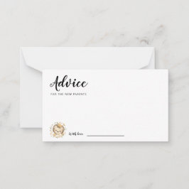 Tarjeta De Consejos Baby Lion King Baby Boy Shower