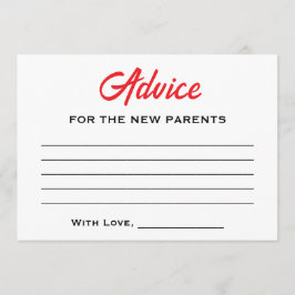 Tarjeta De Consejos Baby Shower de invierno de Gorra de bebé neutral d