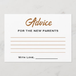 Tarjeta De Consejos Baby Shower Podemos Esperar A Que Teddy Bear Heart