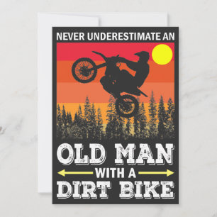 Tarjeta De Consejos Bicicleta de suciedad retro de cosecha Guay clásic