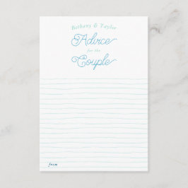 Tarjeta De Consejos Bicicleta para dos parejas/Inserción de consejos d