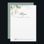 Tarjeta De Consejos Boda de caligrafía de eucalipto de oro<br><div class="desc">Esta tarjeta de boda de caligrafía de eucalipto de oro es perfecta para un boda rústico. Este diseño artístico presenta acuarelas de color oro y follaje verde dibujadas a mano, que inspiran la belleza natural. Estas tarjetas son perfectas para un boda, una ducha de novia, una ducha de bebé, una...</div>