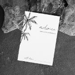 Tarjeta De Consejos Boda de destino de palmeras dibujadas a mano<br><div class="desc">Haz que tu día especial sea aún más memorable con esta tarjeta de consejo de boda de destino de palmeras dibujadas a mano. Con elegantes palmeras dibujadas a mano, esta tarjeta es perfecta para bodas tropicales, de playa o de destino. Invite a los huéspedes a compartir sus consejos y buenos...</div>
