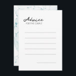 Tarjeta De Consejos Boda de destino Náutico Azul<br><div class="desc">Esta Tarjeta de Asesoramiento de Boda de Destino Náutico Azul combina blanco elegante y clásico con ondas oceánicas de acuarela azul oscuro y oscuro como un magnífico telón de fondo para sofisticados detalles de tipografía minimalista y escritura boho. Perfecto para una moderna estética náutica de lujo, con un estilo único...</div>