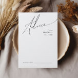 Tarjeta De Consejos Boda de guiones Minimalistas y caprichosos<br><div class="desc">Esta fantástica tarjeta de consejo minimalista de guion boda es perfecta para su simple y simple boda boho moderno minimalista. El diseño presenta una caligrafía escrita a mano, elegante, delicada y romántica, con una tipografía chic y formal. El aspecto irá bien con cualquier estación boda: primavera, verano, otoño o invierno....</div>