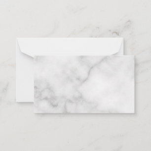 Tarjeta De Consejos Boda de Mármol Blanco en blanco